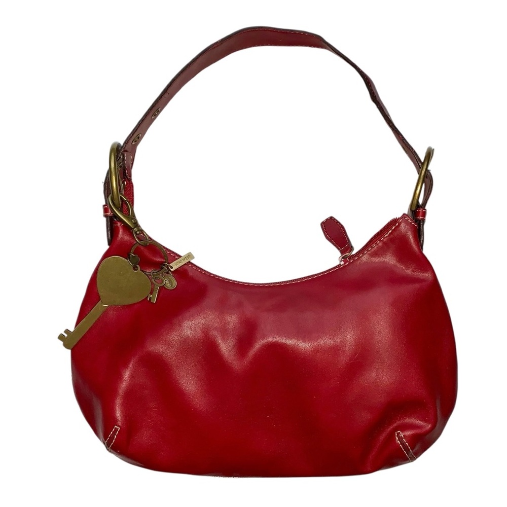 Y2K Nine West Hobo Leather Shoulder Bag - Picture 2 of 11